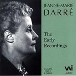 Jeanne-Marie Darré: The Early Recordings (CD)