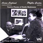 Phyllis Curtin: Songs of Copland & Rorem (CD)