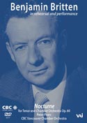 Britten: In Rehearsal & Performance, with Peter Pears (DVD)