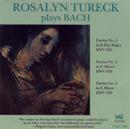 Rosalyn Tureck - J.S. Bach: Partitas Nos. 1, 2 & 6 (CD)