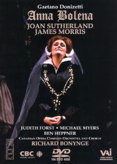 ANNA BOLENA Sutherland, Morris; Bonynge (1984) (DVD)