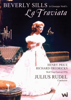 LA TRAVIATA Sills, Price, Fredricks (Wolf Trap 1976)  (DVD)