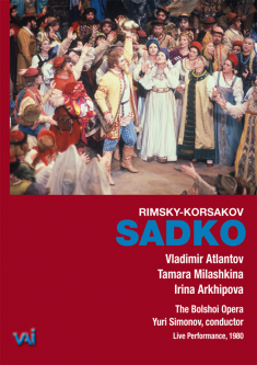 SADKO Atlantov, Milashkina, Arkhipova (Bolshoi 1980) (DVD)