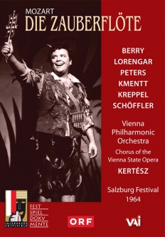 DIE ZAUBERFLÖTE Berry, Lorengar, Peters, Kmentt (1964) (DVD)